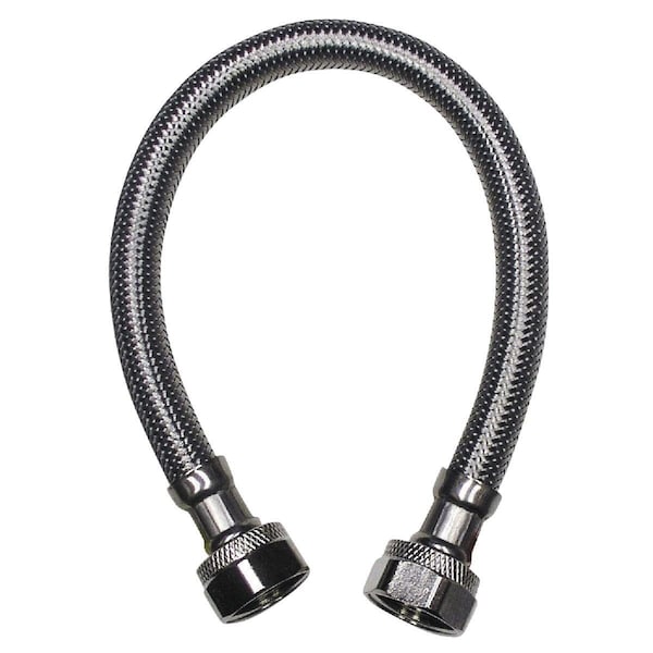 B & K 1/2 In. F X 1/2 In. F X 72 In. L Stainless Steel Faucet Connector 496-019 - main